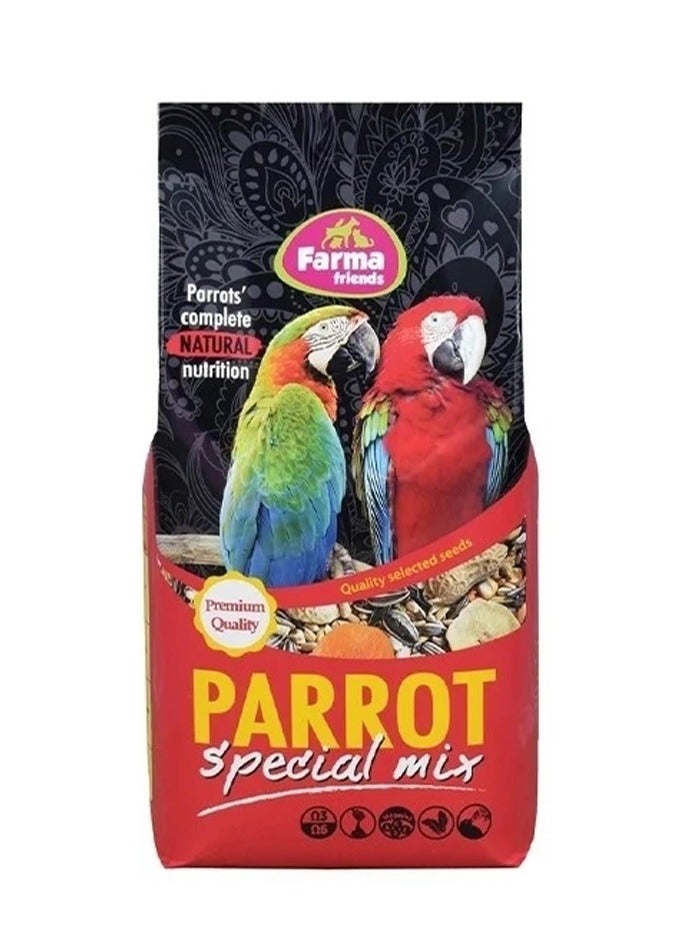 فارما طعام لطيورخلطة فارما الخاصة للببغاء 800 جرام