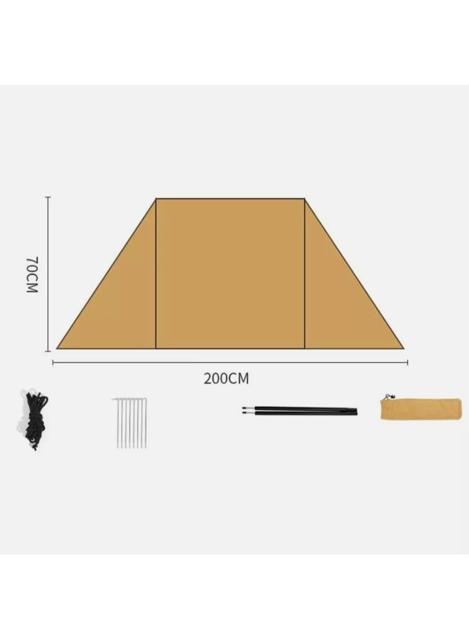 موقد للتخييم في الهواء الطلق شاشة الرياح حماية فعالة للرياح تصميم محمول - Image 2