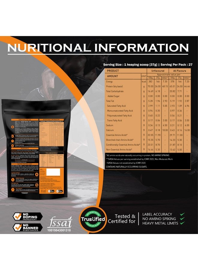 NAKPRO Perform Whey Protein Concentrate 1kg Cookies&Cream | 24g Protein, 5.3g BCAA | Trustified Certified 100% Authentic Supplement Powder & No Adulteration | Fast Absorbing Whey Protein Powder - Image 3