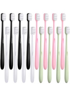 Patelai 16 Pieces Extra Soft Toothbrush 20000 Bristles, Ultra Soft Toothbrush For Sensitive Gums Micro Nano Fur Manual Toothbrush With 20000 Soft Bristle Adult Kid Children  - Image 1