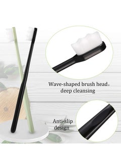 Patelai 16 Pieces Extra Soft Toothbrush 20000 Bristles, Ultra Soft Toothbrush For Sensitive Gums Micro Nano Fur Manual Toothbrush With 20000 Soft Bristle Adult Kid Children  - Image 3