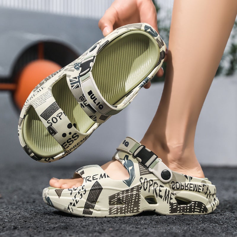 Parent-Child Shoes, New Summer Models, Couples' Thick-Soled Eva Slippers, Thick-Soled Non-Slip Slippers For Boys And Girls, Men'S And Women'S Sandals - Image 4
