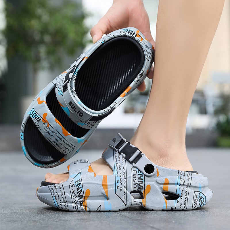 Parent-Child Shoes, New Summer Models, Couples' Thick-Soled Eva Slippers, Thick-Soled Non-Slip Slippers For Boys And Girls, Men'S And Women'S Sandals - Image 1