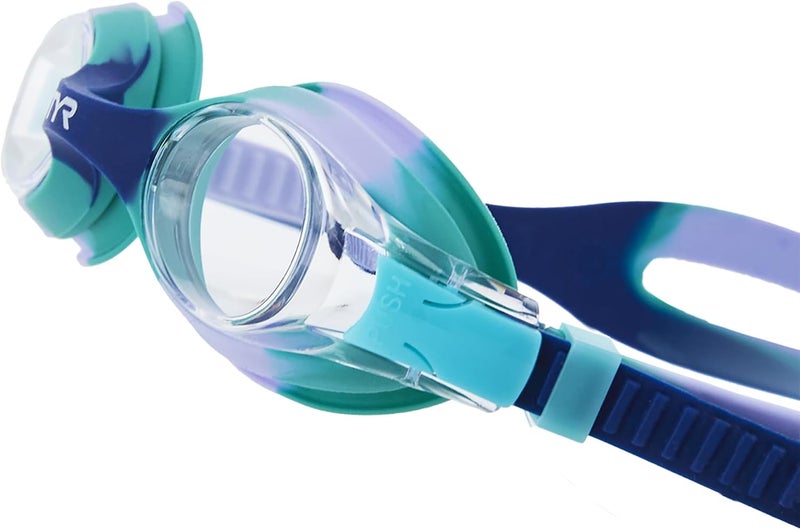 تي واي ار TYR Unisex Kids Kids Tie Dye Non Mirror Swim Goggles, Ages 3-10 Swimming Goggles (pack of 2) - Image 3