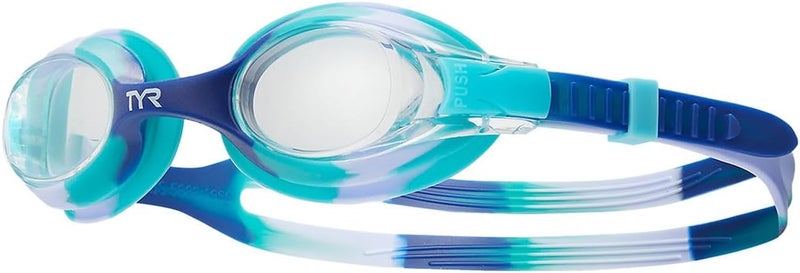تي واي ار TYR Unisex Kids Kids Tie Dye Non Mirror Swim Goggles, Ages 3-10 Swimming Goggles (pack of 2) - Image 1
