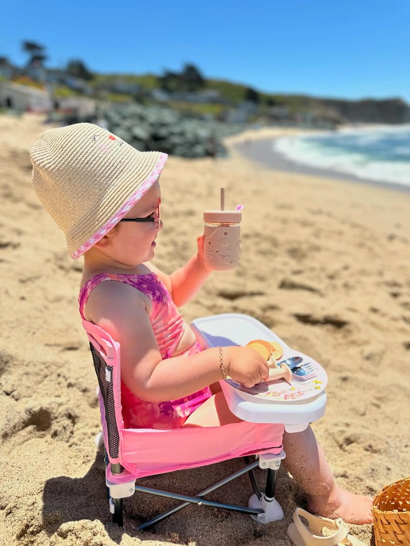 PandaEar 4 Pack Kids & Toddler Glass Cups, Glass Mason Jar Cups 8.45 oz with Silicone Sleeves & Straws, Toddler Spill-Proof Smoothie Cups for Children Ages 3+ - Image 4