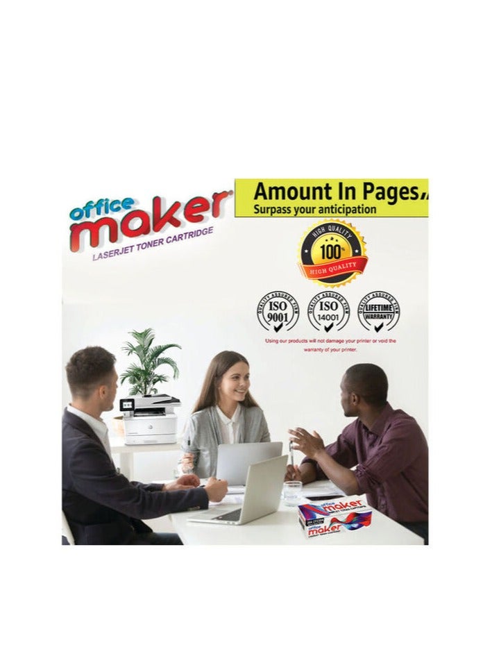 Office Maker LaserJet Toner Cartridge Kit 205A|CF532A Yellow - Image 4