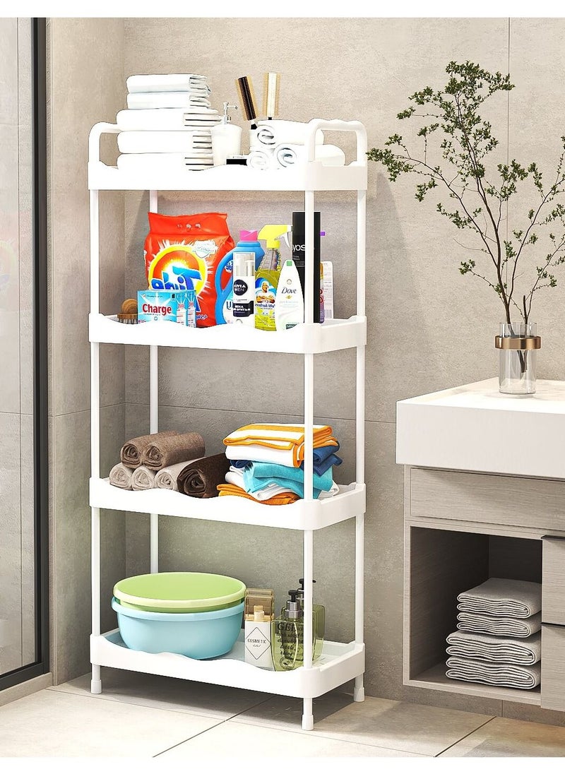 ALMUFARREJ - Bathroom Organizer Vesken White 4 Layers 115x26x51 cm - Image 1