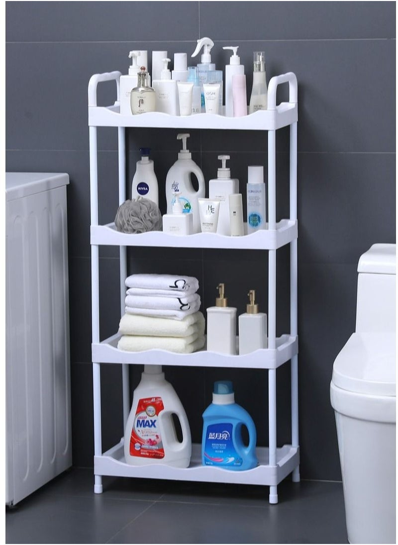 ALMUFARREJ - Bathroom Organizer Vesken White 4 Layers 115x26x51 cm - Image 1