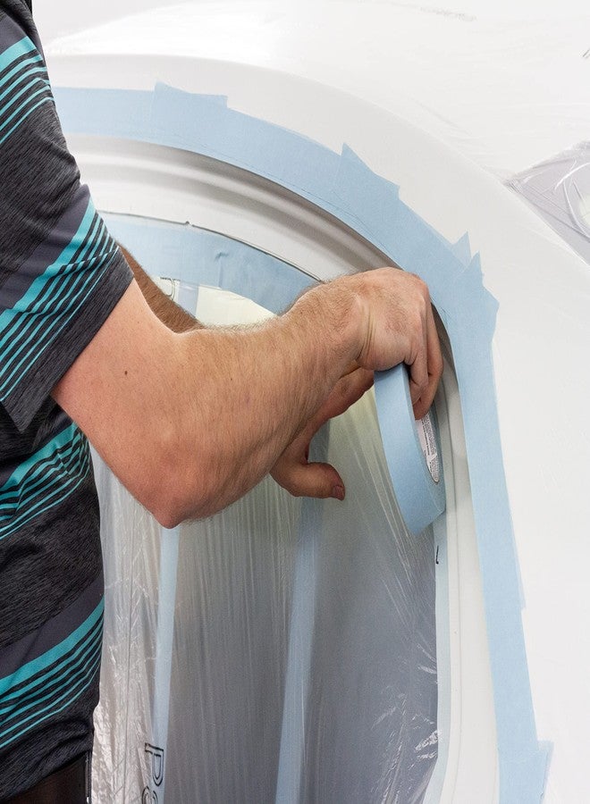 FROGTAPE 250 Light Blue Moderate Temperature Performance Grade Masking Tape, Medium-High Adhesion, 24mm x 55m, 6 Rolls per Pack (105327) - Image 4