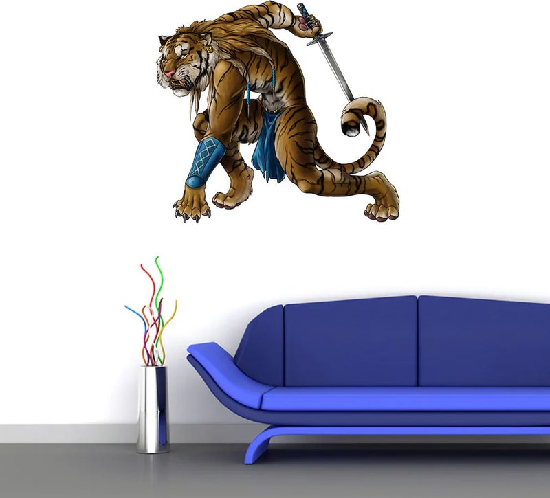 Kt Grup Kt Decoration Warrior 3D Render Special Printing Wall Sticker