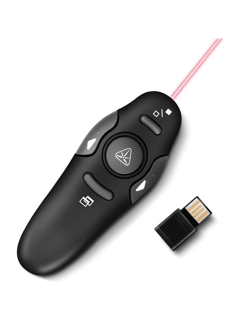 2.4GHz Wireless Presentation Clicker (Black)  - Image 1