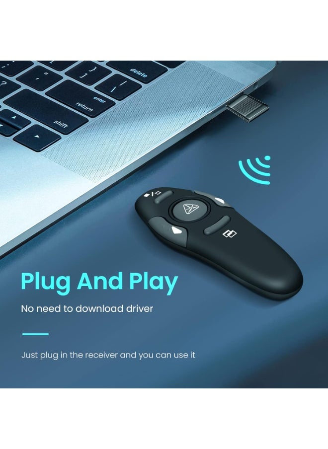 2.4GHz Wireless Presentation Clicker (Black)  - Image 2
