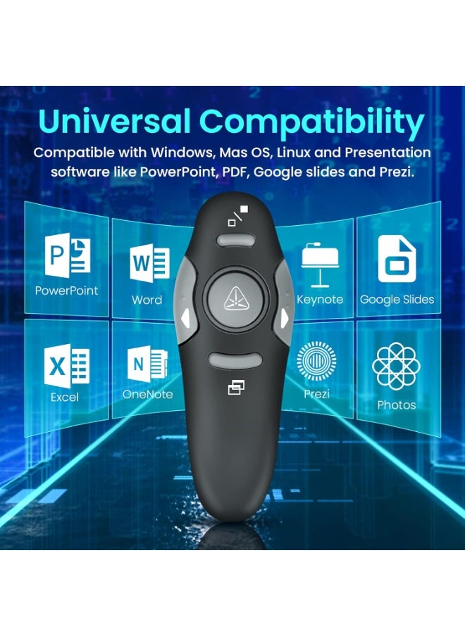 2.4GHz Wireless Presentation Clicker (Black)  - Image 3
