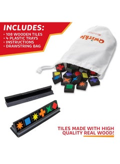 Mindware MindWare Qwirkle Board Game, Deluxe Edition - Includes Trays  - Image 4