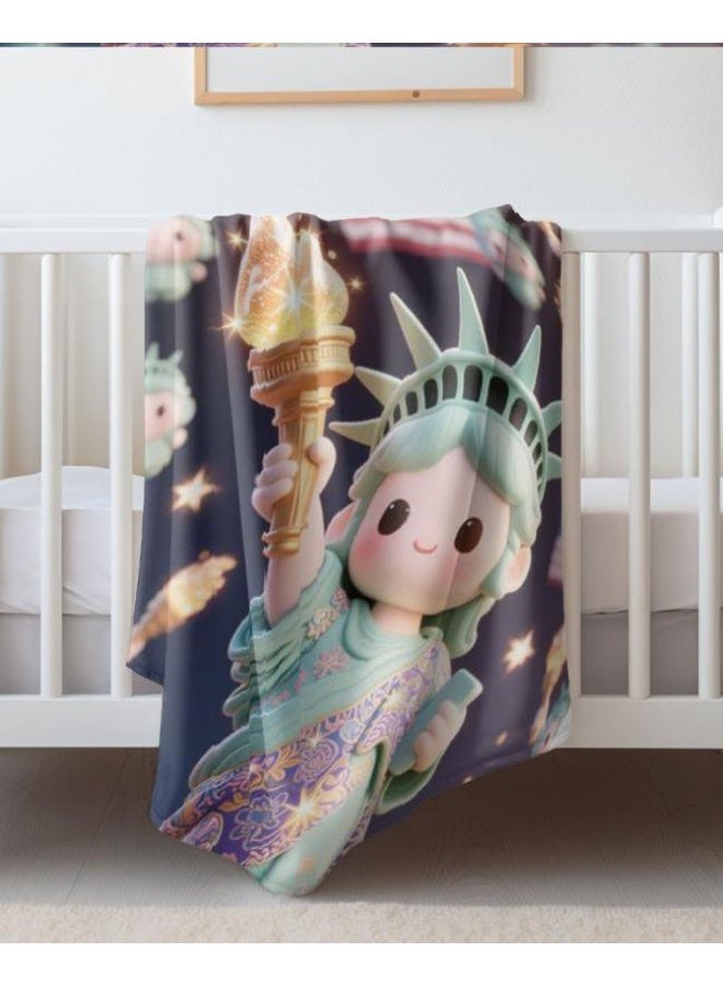 general Flannel thin blanket (warm and comfortable, suitable for sleep, gaming, dust removal and sandproof) 150cm*200cm - 37 - Image 1