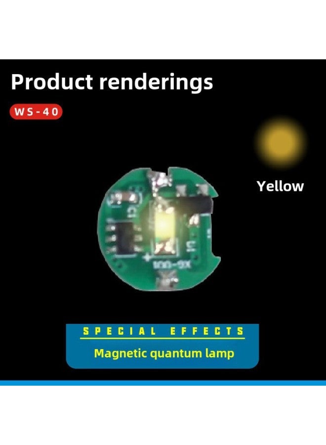 Model Magnetron Induction Quantum Lamp MG HG RG Universal LED Lamp For Gundam Model Hand Decoration-Color:WS-40: Yellow Light  - Image 1