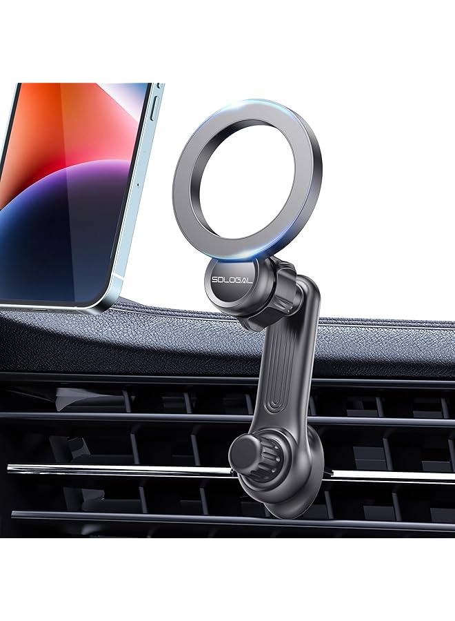 Green Tiger SDLOGAL for MagSafe Car Mount - [Super Magnets] Magnetic Car Phone Mount, Air Vent Phone Holder Car, Magnetic Car Mount for iPhone 16 15 14 13 12 Pro Max Plus, Black - Image 1