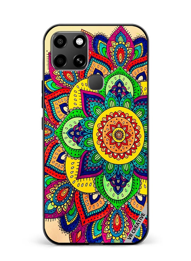 VR CREATIVE Protective Case Cover For Infinix Smart 6 Mandala Design Multicolour - Image 1