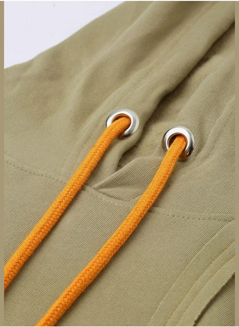 Campus Sutra Side Striped Hoodie