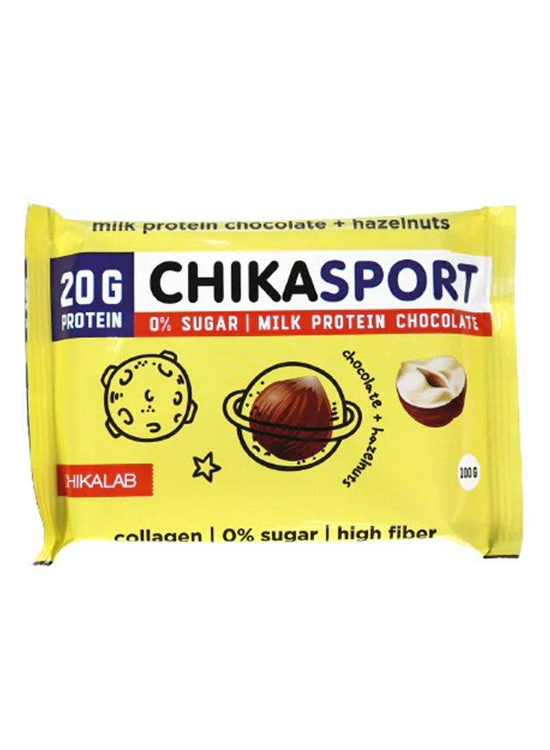 Chikalab Chika Sport Protein Milk Chocolate Hazelnuts Pack Of 4 - Image 2