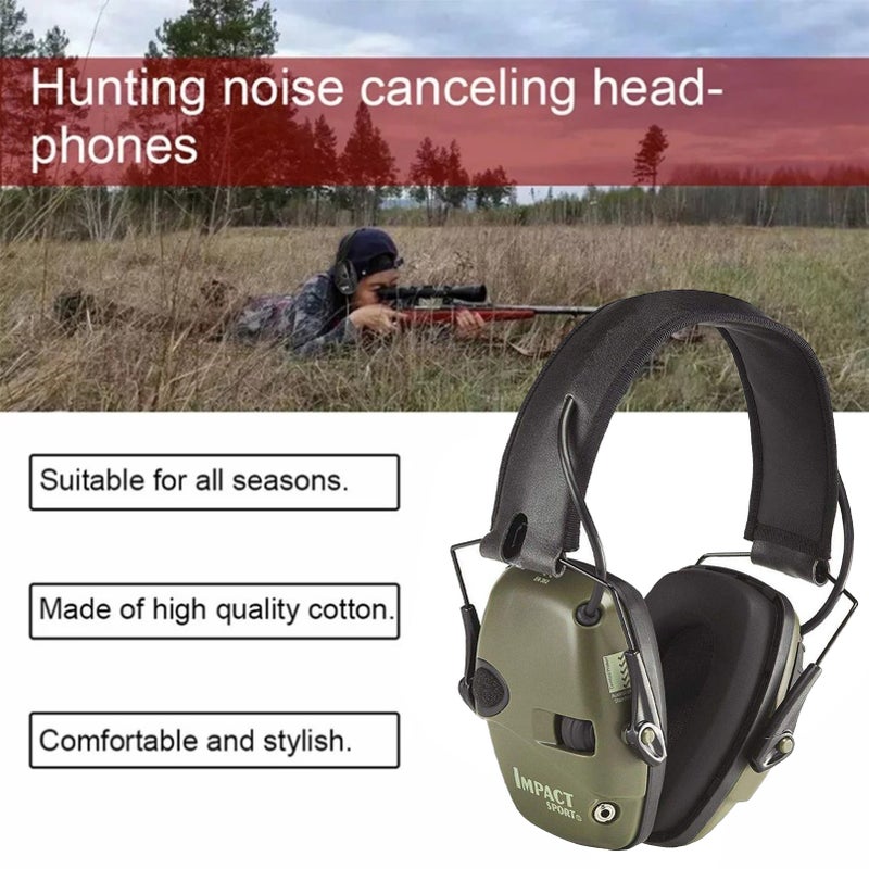 Shooting Tactical Ear Defenders Safety Earmuffs Noise Canceling Thin Foldable Headphones Passive Hearing Protector - Image 4
