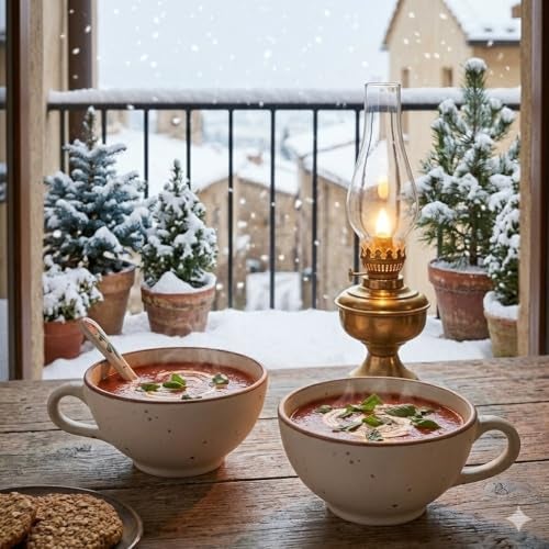 miah decor " The Bhumi Collection Stoneware Handcrafted Matte Finish Soup Bowls with Handles-Set of 2| Microwave Safe, Dishwasher Safe |MD-678| - Image 1