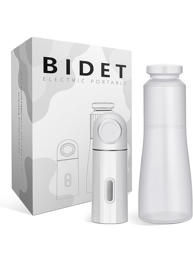 The Bros Portable Electric Bidet with 350ml Reservoir Rechargeable for Women Men, Handheld Bidet with Two Pressure Options for Personal Hygiene Care Travel Handy Washlet - Image 1