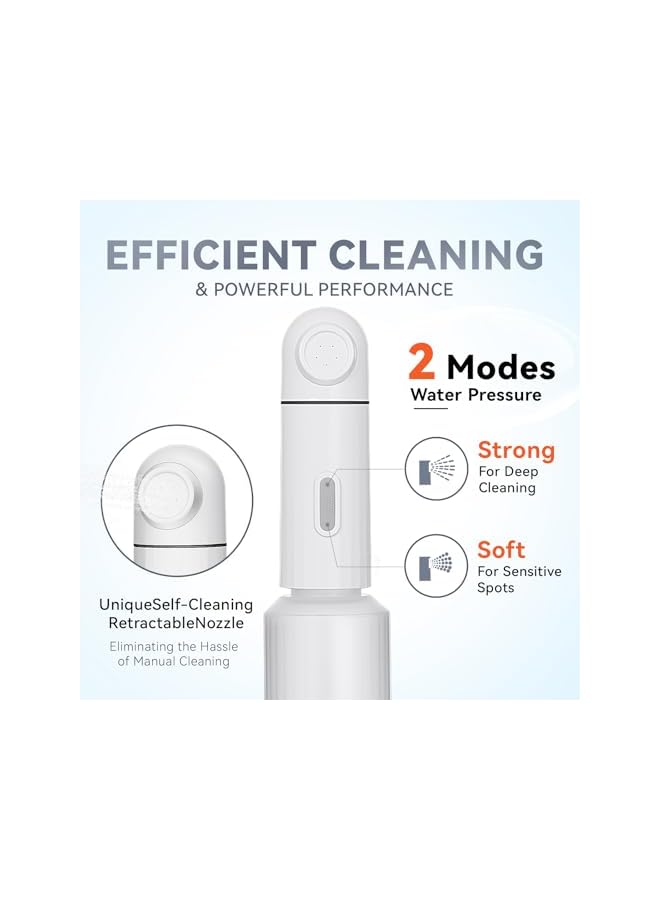 The Bros Portable Electric Bidet with 350ml Reservoir Rechargeable for Women Men, Handheld Bidet with Two Pressure Options for Personal Hygiene Care Travel Handy Washlet - Image 4