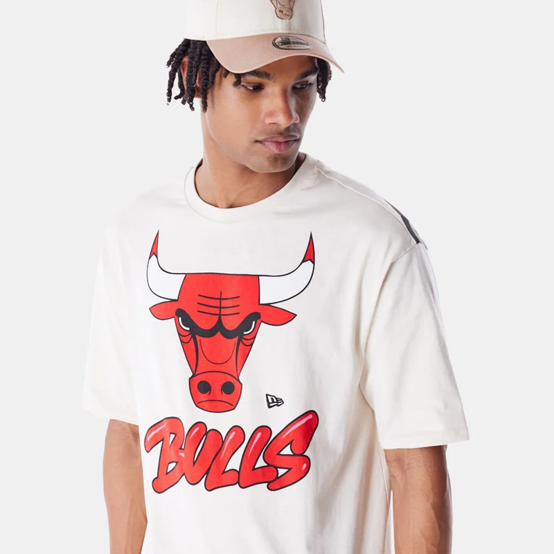 NEW ERA Men's NBA Chicago Bulls Wordmark T-Shirt