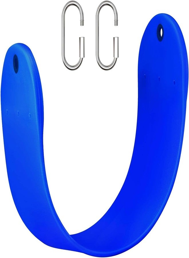 REZNOR Commercial Grade Heavy Duty Plastic Swing Seat Outdoor Swing Chair Swing seat, Blue - Image 1