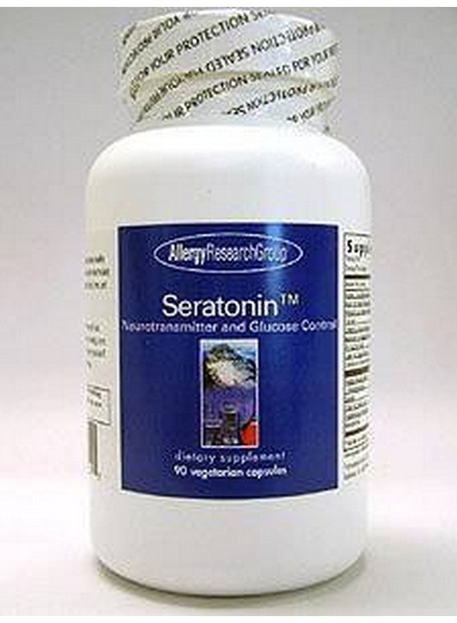 اليرجي ريسيرتش جروب مجموعة أبحاث الحساسية - مكمل السيروتونين - معزز السيروتونين - دعم الإجهاد والنوم - مكملات السيروتونين للرجال والنساء - حبوب السيروتونين - 90 كبسولة نباتية
