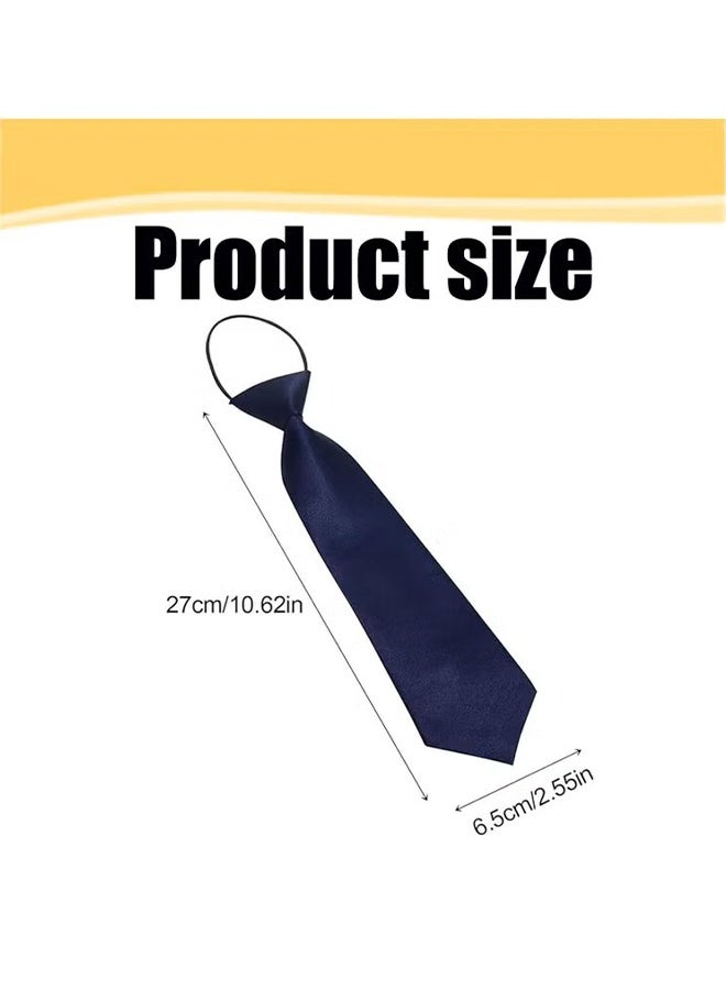 HY 3 Pieces Pre Tied Kids Necktie, Neckties Adjustable, One Size, Kids Elastic Ties, Formal Tie (3 Color) - Image 2