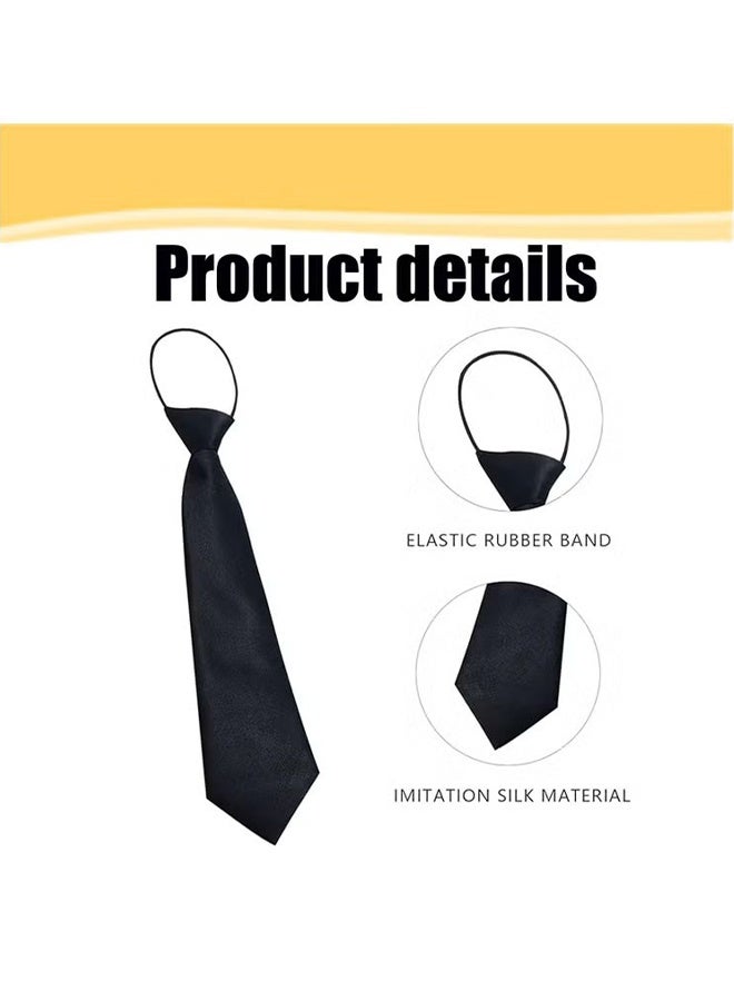 HY 3 Pieces Pre Tied Kids Necktie, Neckties Adjustable, One Size, Kids Elastic Ties, Formal Tie (3 Color) - Image 3