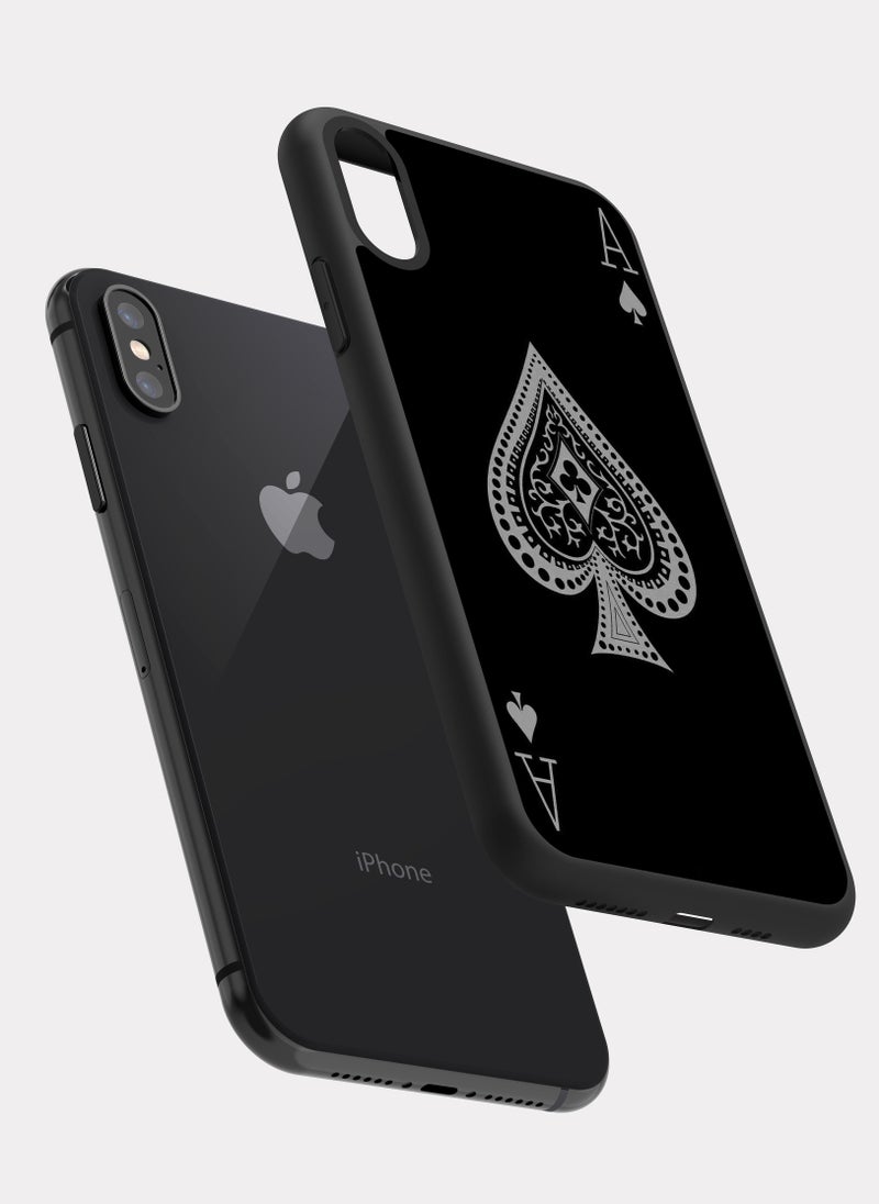 PXLAAT iPhone X case cover Ace Spade - Image 2