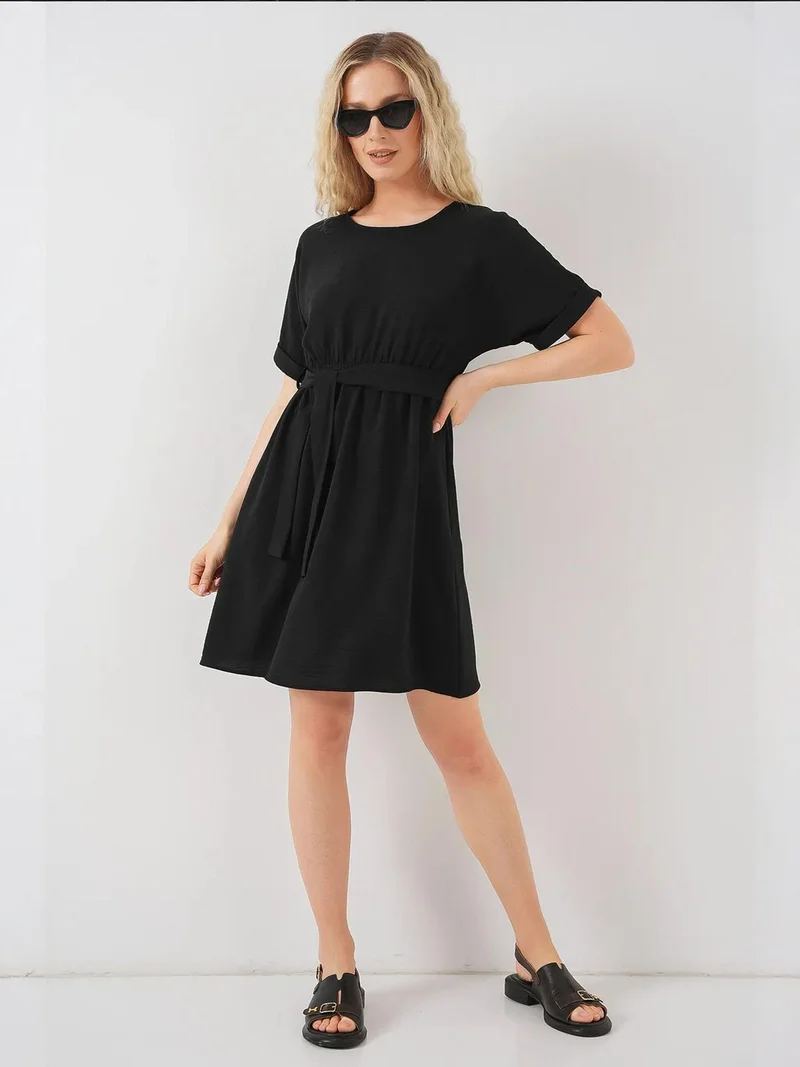 بيغ دارت فستان قصير بربطة فيونكة