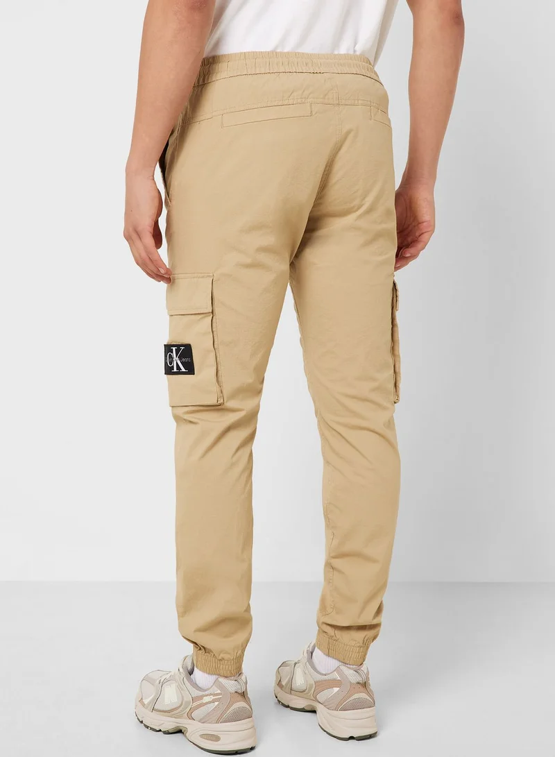 Calvin Klein Jeans Drawstring Cuffed Sweatpants