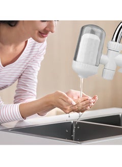 SYOSI Faucet Water Filter with Washable Filter, for Sink, Tap Mount Filters Kitchen Reduces Chlorine and Bad Taste Standard Faucets  - Image 5