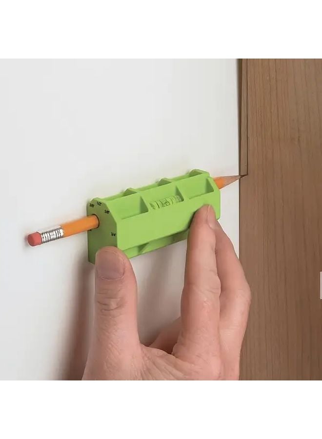 Green Precision Plastic Horizontal Line Marker Thin Tip Easy To Use Measuring Layout Tool - Image 5