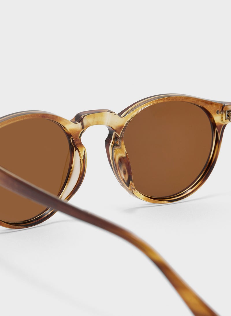 روبرت وود نظارات شمسية مستديرة بعدسات مستقطبة - Image 3