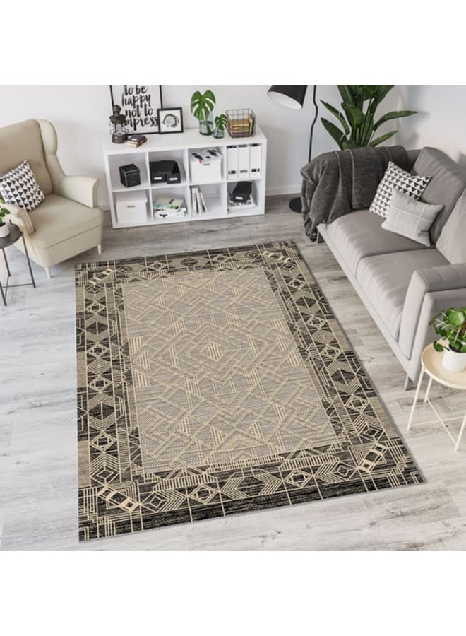 هندي منداله سجادة مطبوعة من القطن الشنيل – تصميمات كلاسيكية، حديثة، وفينتاج – قاعدة قماشية ناعمة، متوفرة بأحجام - Image 1