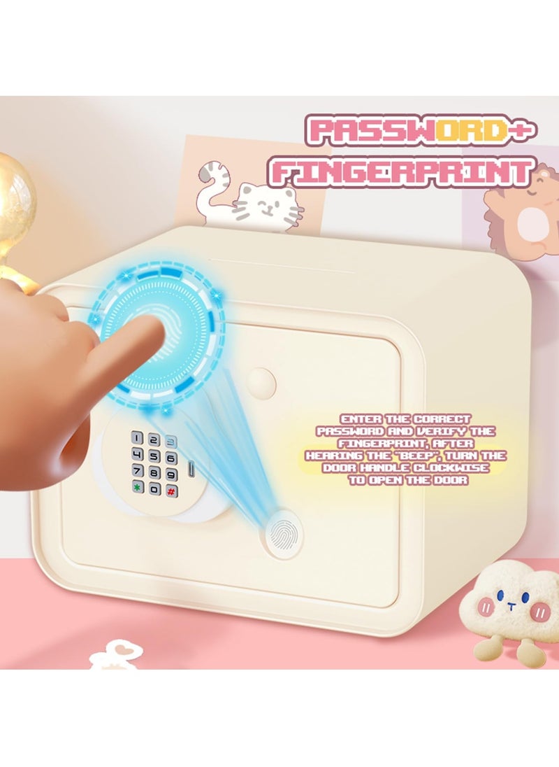 Generic Electronic Money Saving Box Money Coin Bank Money Box with ATM Password Protected and Key Kids Piggy Bank Simulated Fingerprint Unlocking Safe ATM Cash Coin Savings Box Musical Toy for Boys Girls Holiday Party Birthday Gift  - Image 5