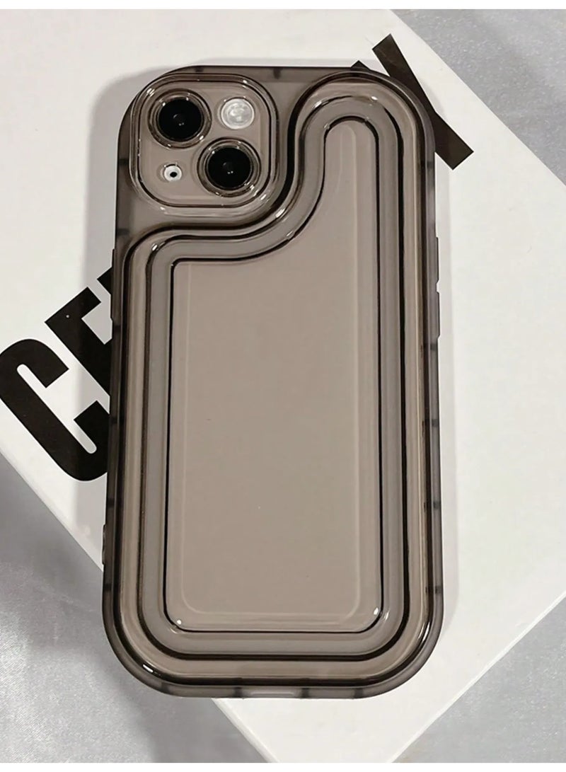 شي إن حافظة هاتف غطاء كامل مقاوم للسقوط، شفاف ناعم، مقاوم للماء والصدمات والخدش متوافقة مع آيفون ١٥ بلس - Image 1