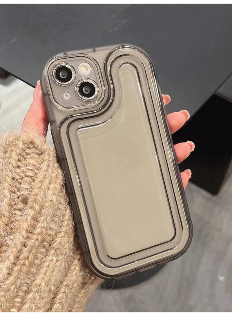 شي إن حافظة هاتف غطاء كامل مقاوم للسقوط، شفاف ناعم، مقاوم للماء والصدمات والخدش متوافقة مع آيفون ١٥ بلس - Image 2