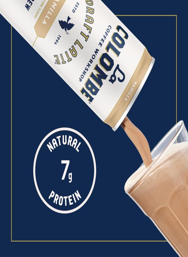 La Colombe قهوة لا كولومب، لاتيه فانيليا، علب سعة 11 أونصة سائلة (عبوة من 12 علبة)، قهوة باردة عالية الجودة، حبوب قهوة ممتازة، جاهزة للشرب أثناء التنقل - Image 2