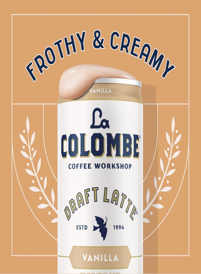 La Colombe قهوة لا كولومب، لاتيه فانيليا، علب سعة 11 أونصة سائلة (عبوة من 12 علبة)، قهوة باردة عالية الجودة، حبوب قهوة ممتازة، جاهزة للشرب أثناء التنقل - Image 5