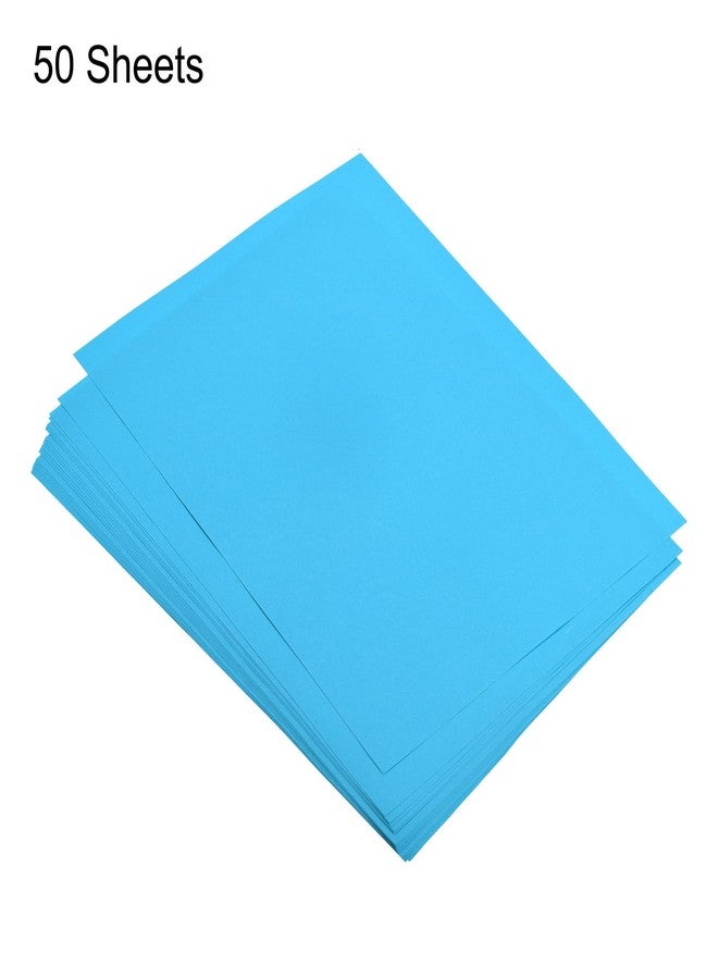 MECCANIXITY 50 Sheets Colored Copy Paper 8.3 x 11.7Inch Printer Paper 80gsm Lake Blue for Office Printing, Document Copying, Invitations, Forms, Art Projects - Image 3