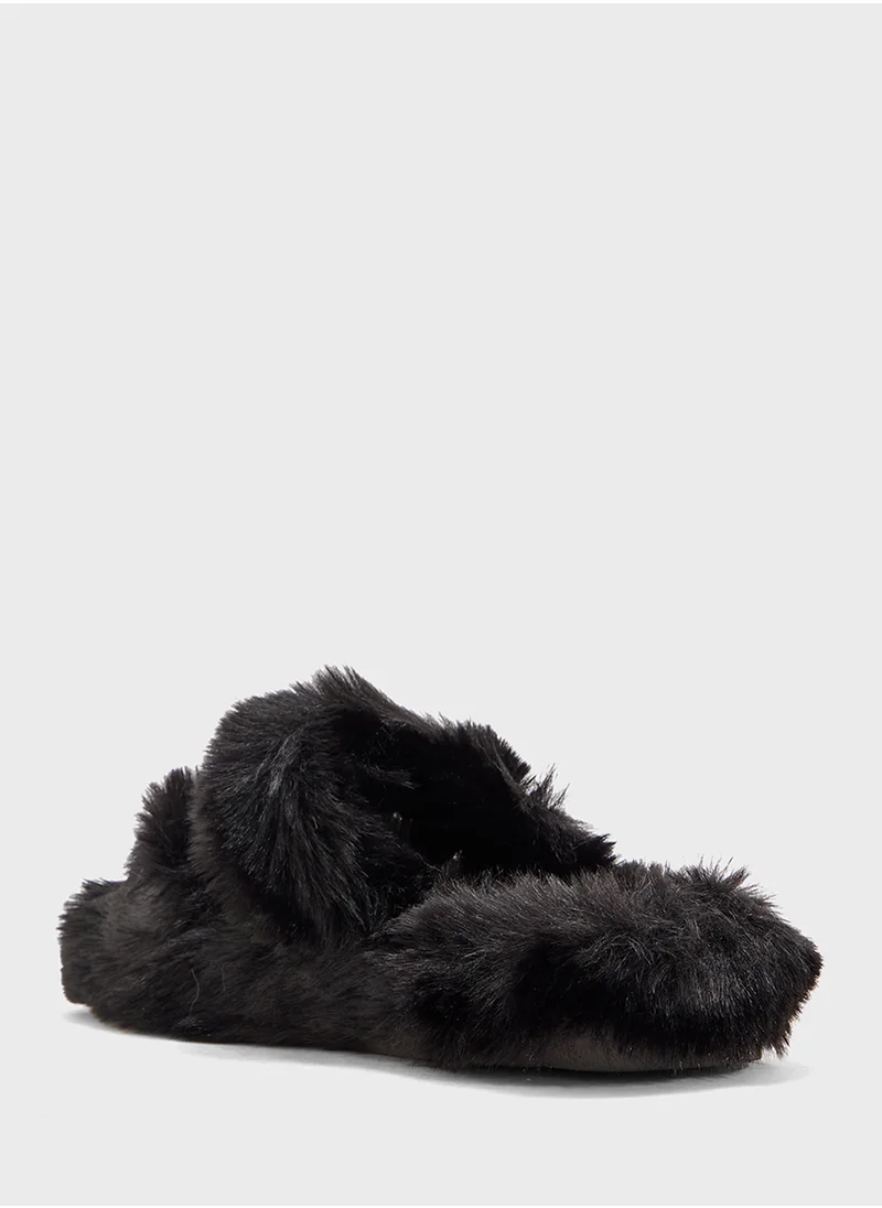Ginger Double Strap Bedroom Slipper