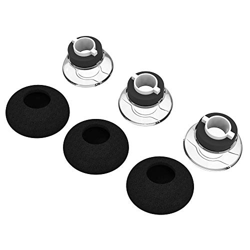 Wiki VALLEY 3X Earpieces for Plantronics Voyager Legend Eartip Kit,Plantronics Voyager 5200 5220 5210 Bluetooth Headset Foam Covers-Small - Image 2