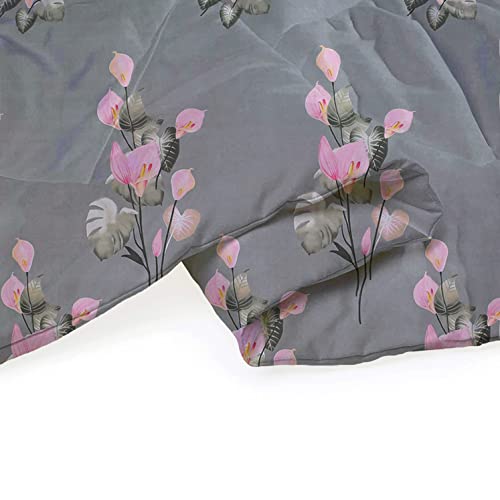 VAS COLLECTIONS VAS COLLECTION® All Weather Microfiber Comforter/Duvet/AC Quilt/Blanket - Reversible with Siliconised Filling - 200 GSM |Double - 220x240 cms (Orange & Blue) - Image 5